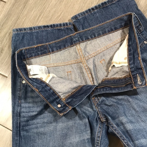 Levi’s 514 Medium Wash Blue Slim Straight 100% Cotton Jeans size 34x32 - Picture 7 of 9